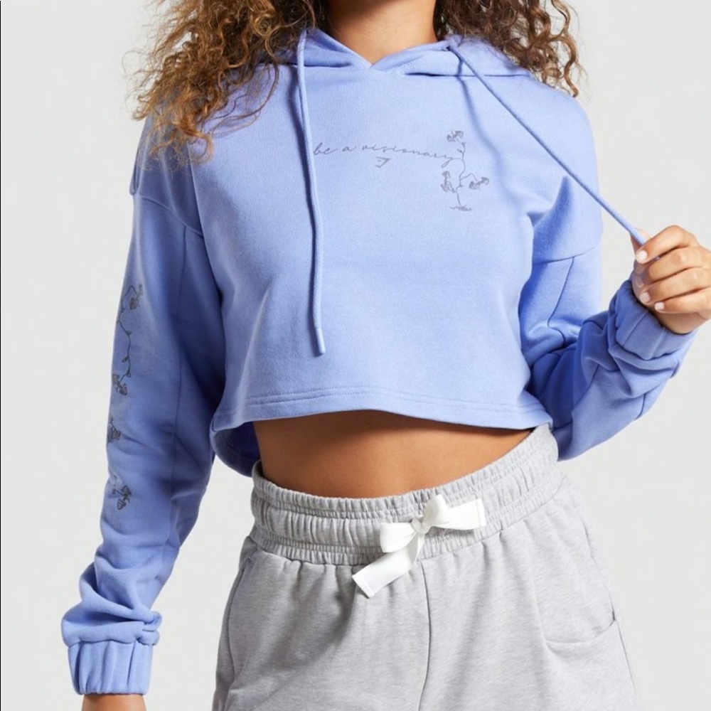 BNWT cropped Gymshark hoodie